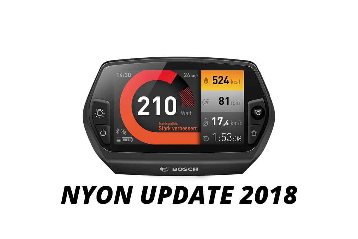 Bosch Nyon Display Update 2018