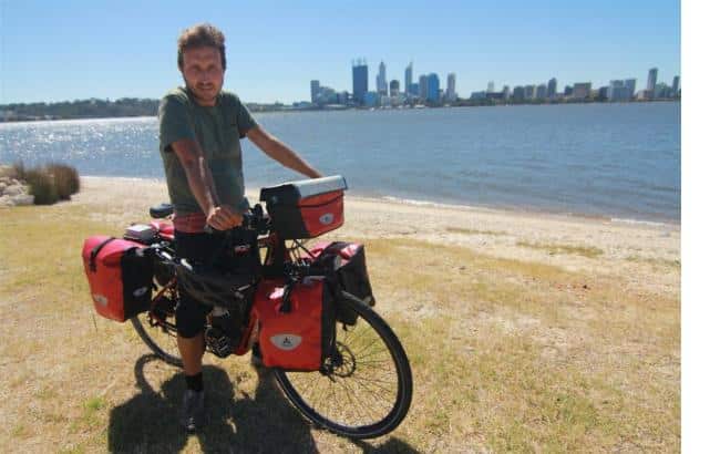 Maximilian Semsch unterwegs mit Haibike EQ Trekking E-Bike