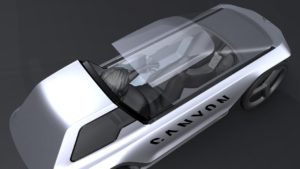 Dach der E-Bike-Studie Future Mobility Concept von Canyon