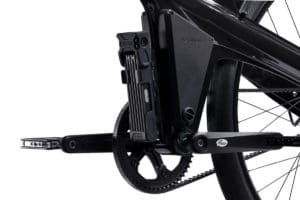 E-Bike Mokumono Delta C verfügt über Aufnahmen am Rahmen für Zubehör