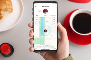 Standort des Fahrrades in der Vodafone Smart App abfragen