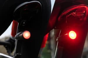 Vergleich zwischen Dauerlicht und Bremslicht beim Vodafone Curve Bike