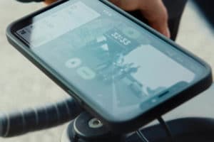 Ansicht der Rückkamera des E-Bike Cyklær auf der Cyklær App