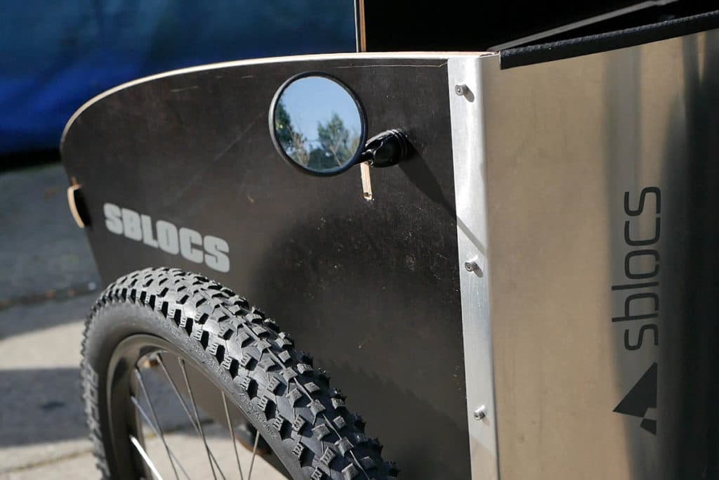 Rückspiegel am E-Bike Calderas Gravel von Sblocs