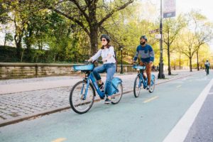 E-Bikes des Fahrradverleihers Citi Bike in New York