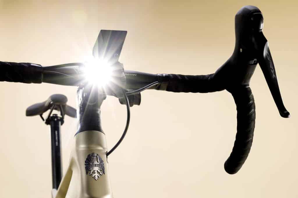 Frontscheinwerfer am E-Bike Bianchi e-Arcadex