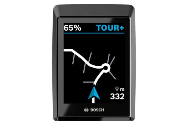 Erweiterte Anzeige der Navigation im Kiox 300 Display mit dem Update 1.12 für die eBike Flop App des Bosch Smart System