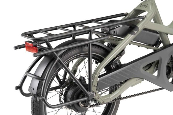Hinterer Gepäckträger Atlas H Rack am E-Bike Tern HSD mit einer Traglast von 80 kg