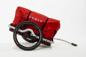 Große Gepäcktasche für den für E-Bikes geeigneten Lastenanhänger Veolo