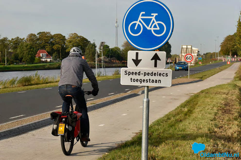 Für S-Pedelecs freigegebener Fahrradweg in den Niederlanden