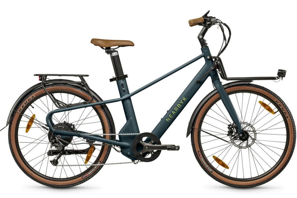 City-E-Bike Nearbyk in der Farbe Blaugrün