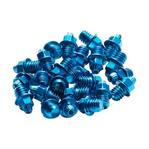 24xREVERSE Pedal Pins M4 Set (Stahl) Blau